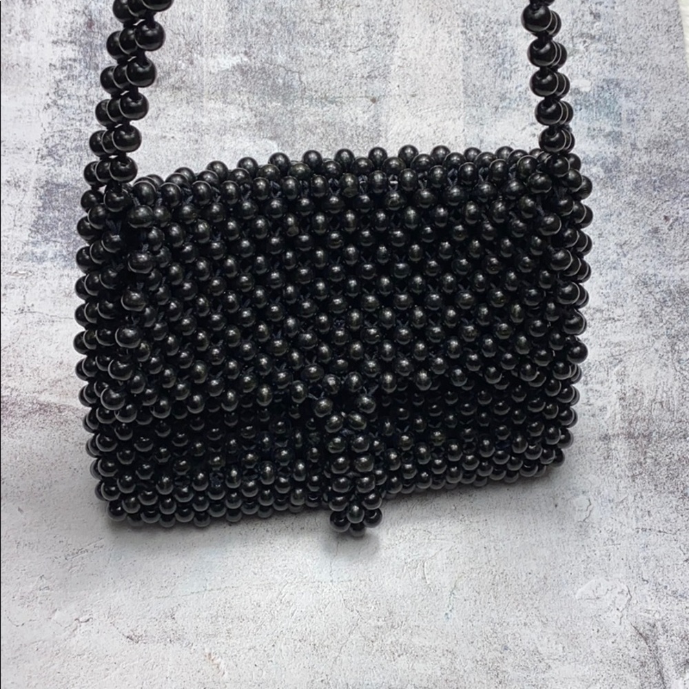 Walborg 1960’s Wooden Bead Handbag